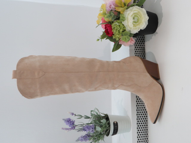 Kozaki Damskie 8565 BEIGE 36-41