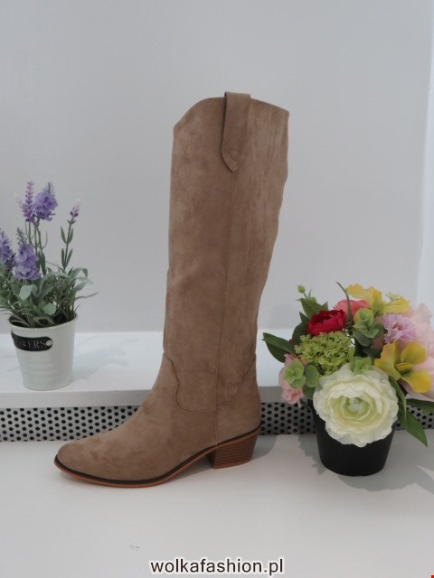 Kozaki Damskie 8618 KHAKI 36-41