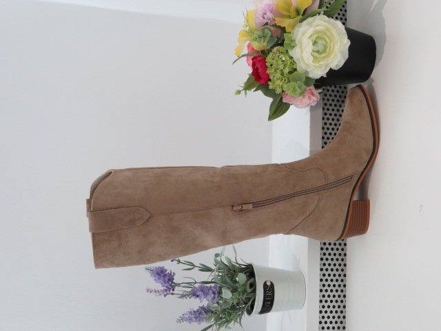 Kozaki Damskie 8618 KHAKI 36-41 1