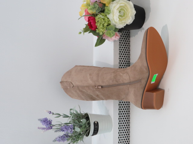 Kozaki Damskie 8618 KHAKI 36-41 2