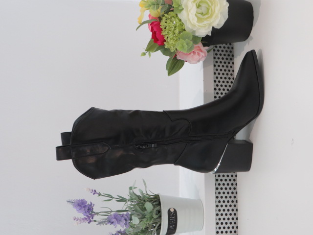 Kozaki Damskie 9601 BLACK 36-41 1