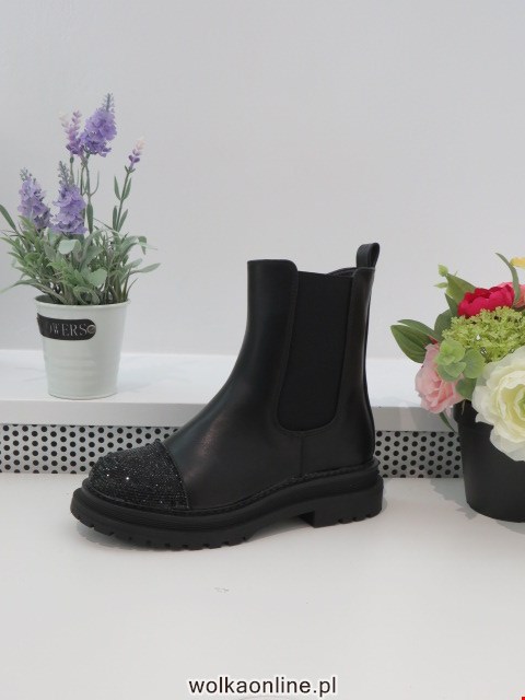 Botki Damskie 5182-6A BLACK 36-41