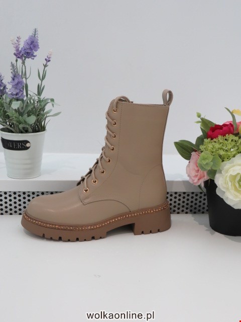 Botki Damskie 9577 KHAKI 36-41