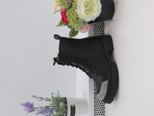 Botki Damskie 5182 BLACK/SILVER 36-41