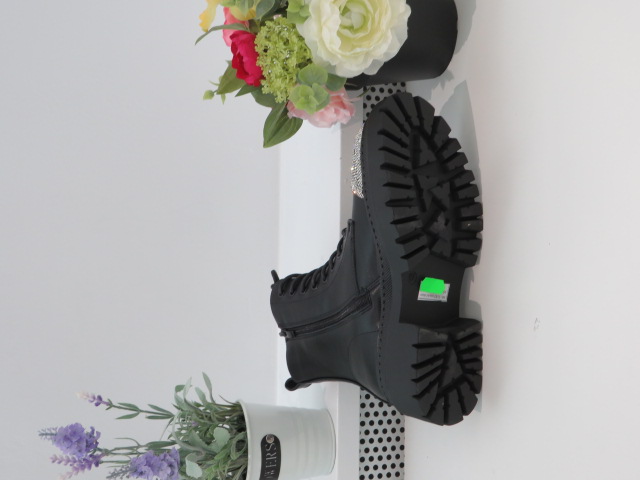 Botki Damskie 5182 BLACK/SILVER 36-41 2