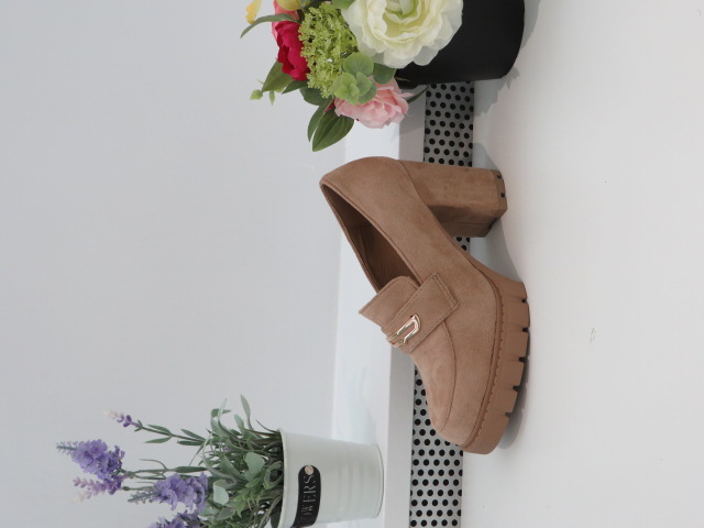 Czółenka Damskie 168-513 KHAKI 36-41