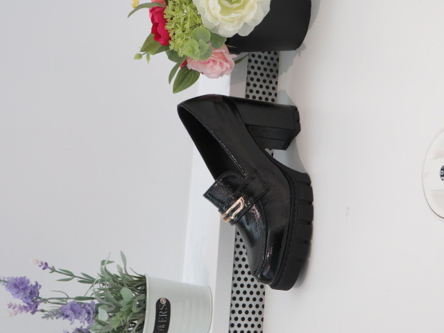 Czółenka Damskie 168-513 BLACK PU 36-41