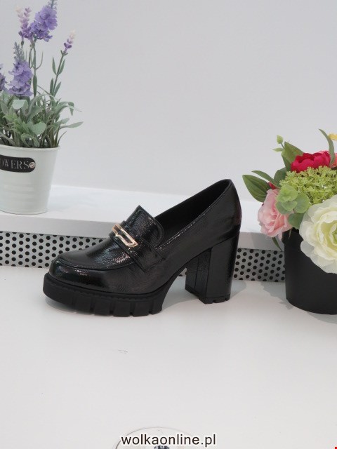 Czółenka Damskie 168-513 BLACK PU 36-41