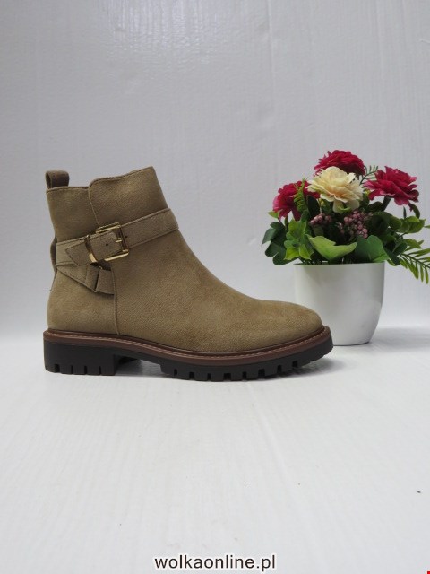 Botki Damskie 68206 KHAKI 36-41