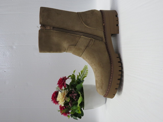 Botki Damskie 68214 KHAKI 36-41 1