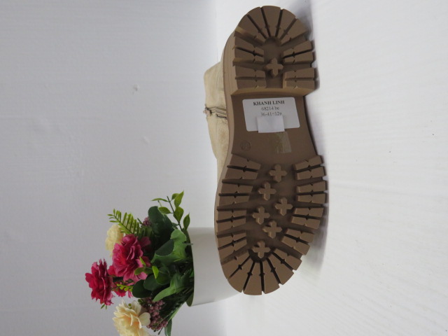 Botki Damskie 68214 BEIGE 36-41 2