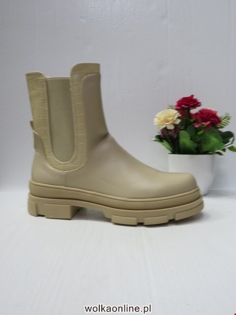 Botki Damskie 68105 BEIGE 36-41