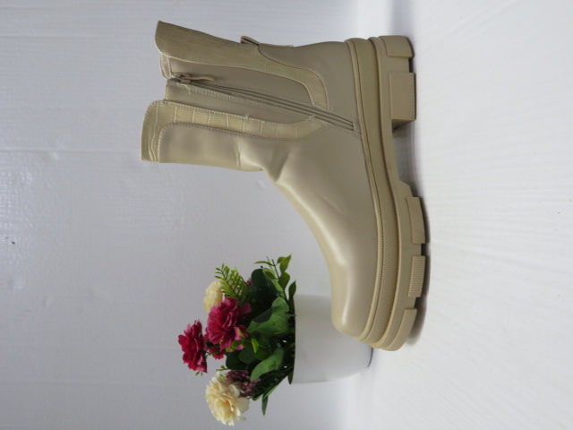 Botki Damskie 68105 BEIGE 36-41 1