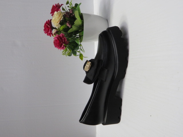 Półbuty Damskie YDF-27A BLACK 36-41 1