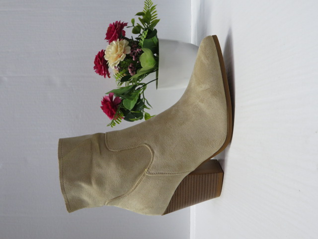  Botki Damskie FR693 BEIGE 36-41