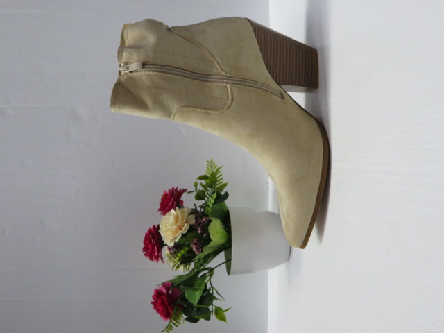  Botki Damskie FR693 BEIGE 36-41 1