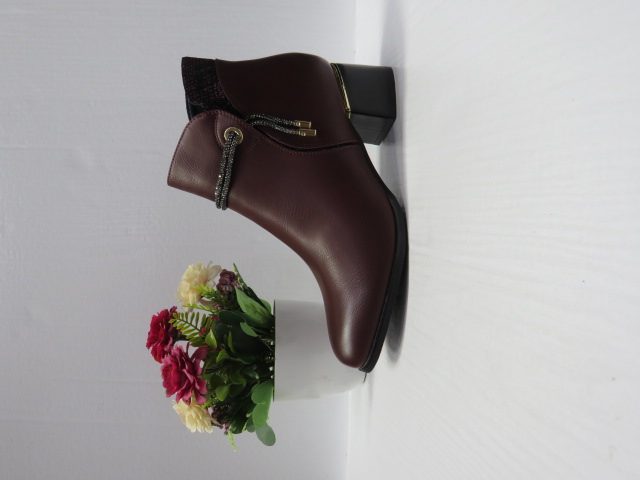 Botki Damskie AB23-1 WINE 36-41