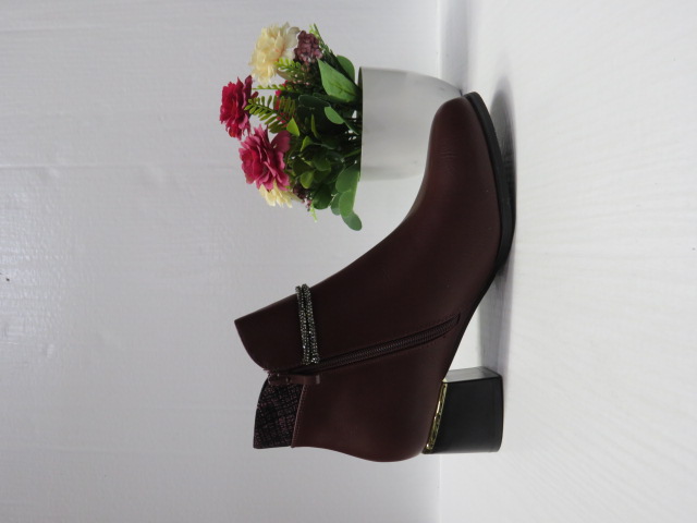 Botki Damskie AB23-1 WINE 36-41 1