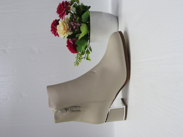 Botki Damskie 2113-3 BEIGE 36-41
