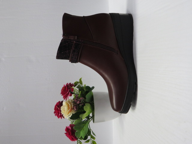 Botki Damskie 602-2 WINE 36-41 1