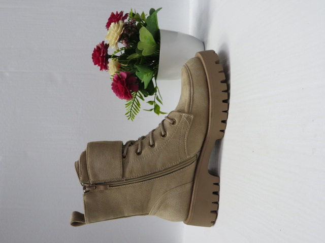 Botki Damskie 68204 BEIGE 36-41 1