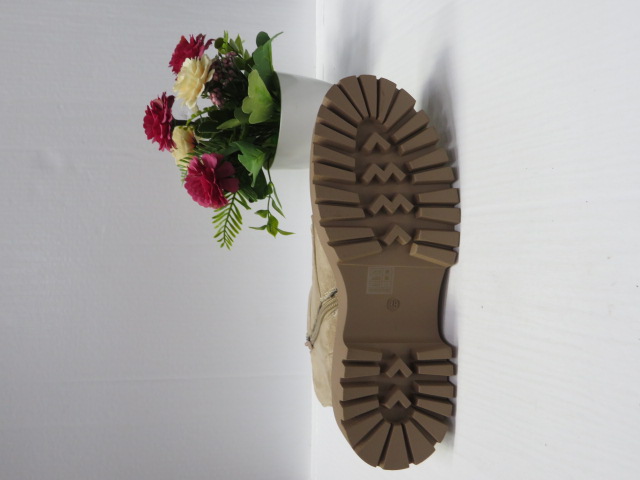 Botki Damskie 68204 BEIGE 36-41 2