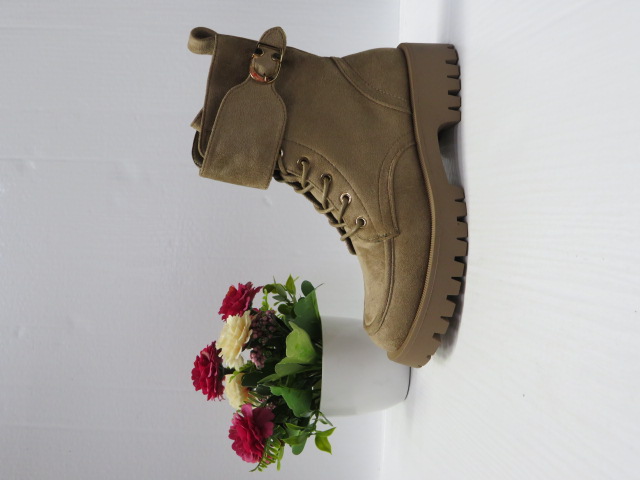 Botki Damskie 68204 KHAKI 36-41