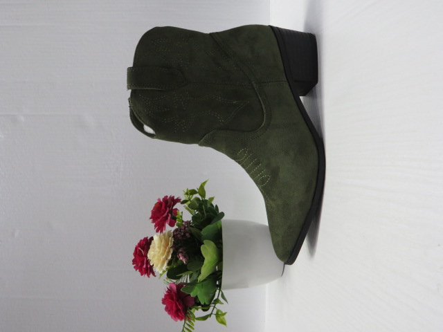 Botki Damskie 9988-1 GREEN 36-41