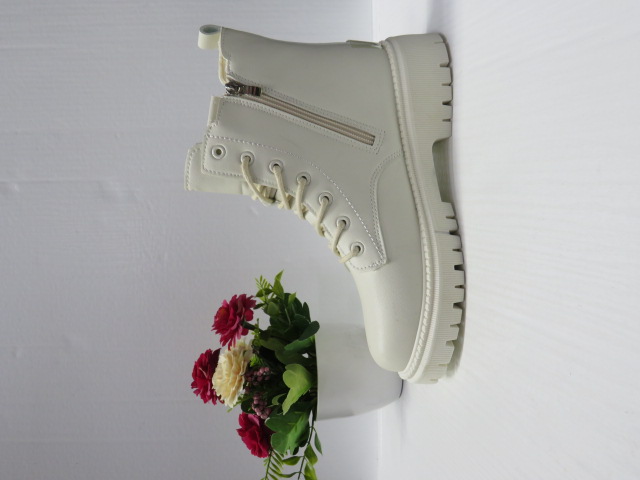 Botki Damskie E8201-3 BEIGE 36-41 1