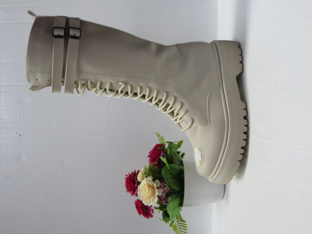 Kozaki Damskie FDH-11 BEIGE 36-41