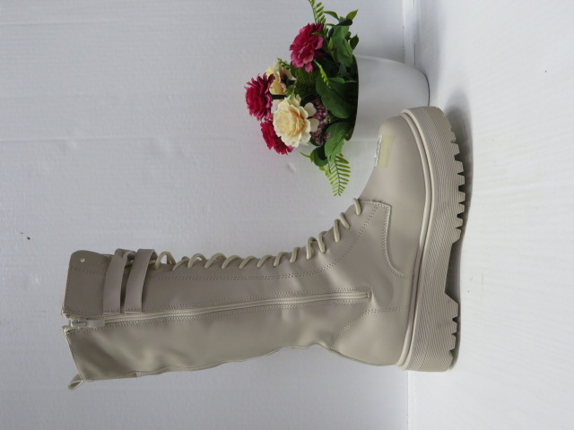 Kozaki Damskie FDH-11 BEIGE 36-41 1