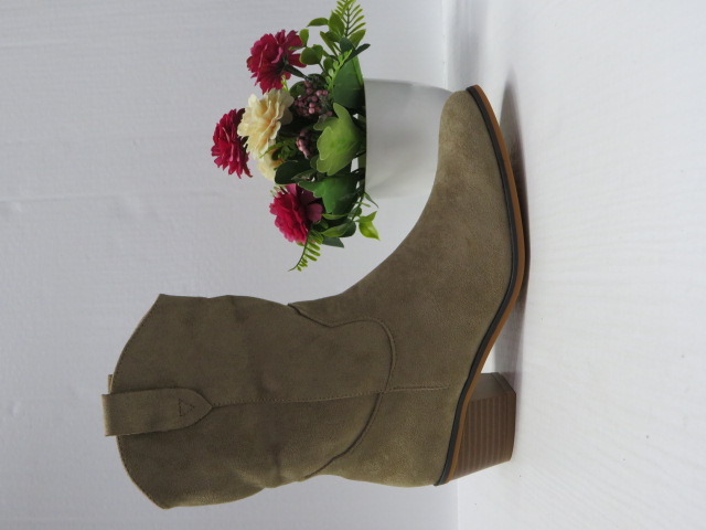 Botki Damskie 22088-01 KHAKI 36-41