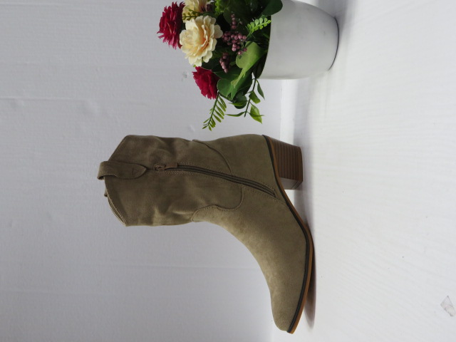 Botki Damskie 22088-01 KHAKI 36-41 1