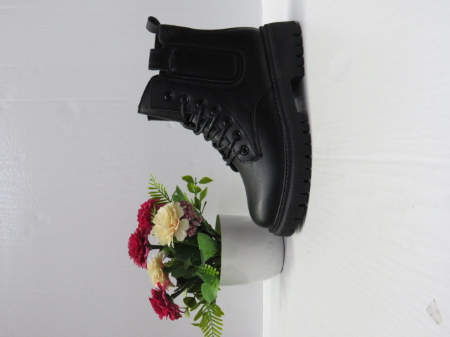 Botki Damskie E8209-1 BLACK 36-41