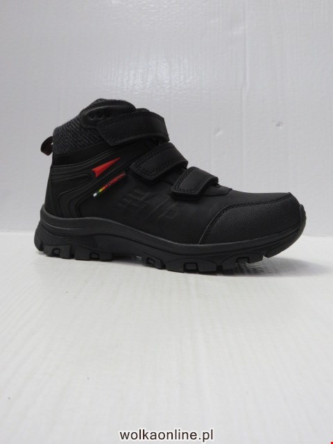 Botki Damskie LXC8405-W BLACK/RED 36-41