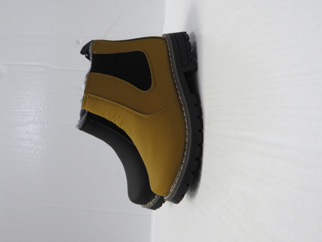 Botki Dziecięce 8901B BLACK/YELLOW 25-30