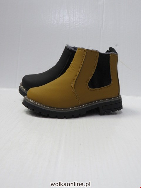 Botki Dziecięce 8901B BLACK/YELLOW 25-30