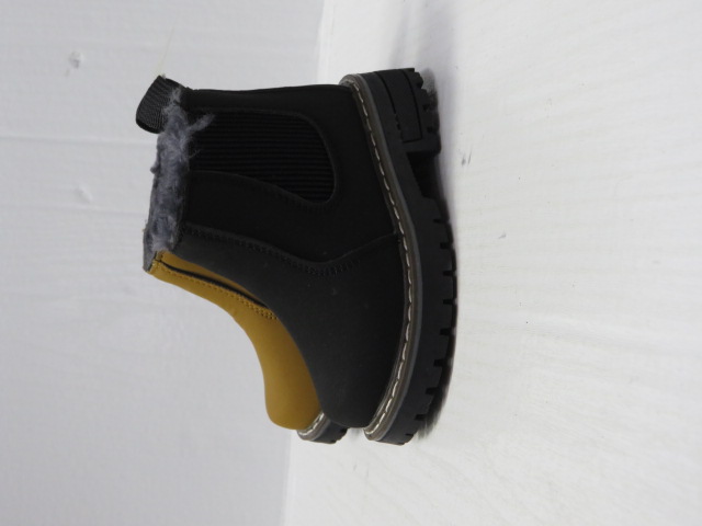 Botki Dziecięce 8901A BLACK/YELLOW 20-25