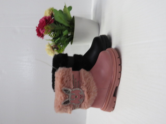 Botki Dziecięce 8924A BLACK/PINK/KHAKI 21-25 1