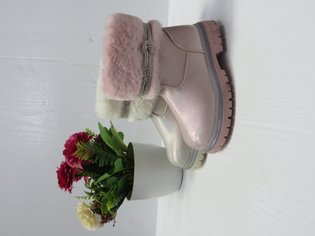 Botki Dziecięce XK306B BLACK/PINK/BEIGE 25-30