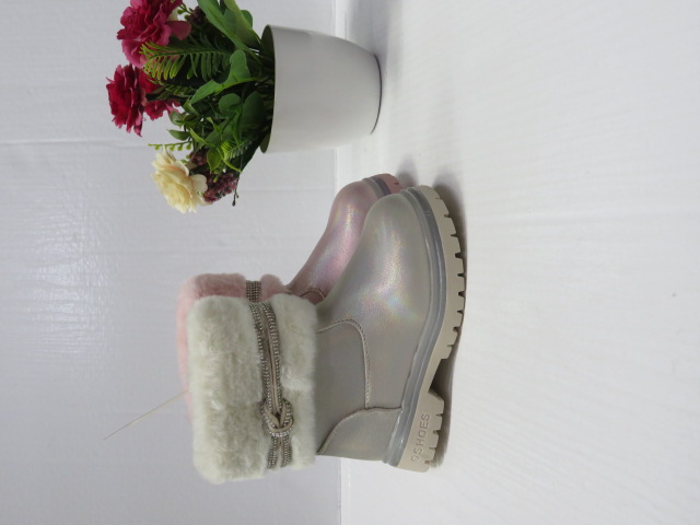 Botki Dziecięce XK306B BLACK/PINK/BEIGE 25-30 1