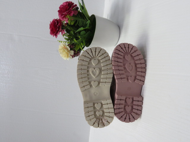 Botki Dziecięce XK306B BLACK/PINK/BEIGE 25-30 2