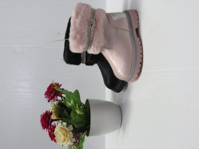 Botki Dziecięce XK306A BLACK/PINK/BEIGE 20-25