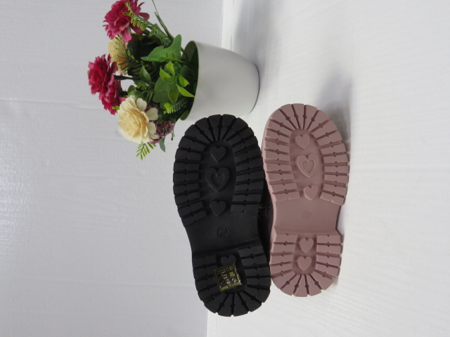Botki Dziecięce XK306A BLACK/PINK/BEIGE 20-25 2