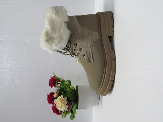 Botki Damskie XLL23151 KHAKI 36-41