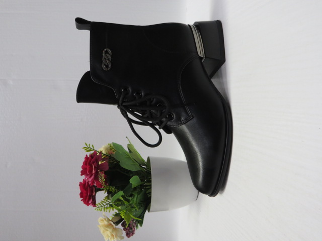 Botki Damskie X-6658-12A BLACK 36-41