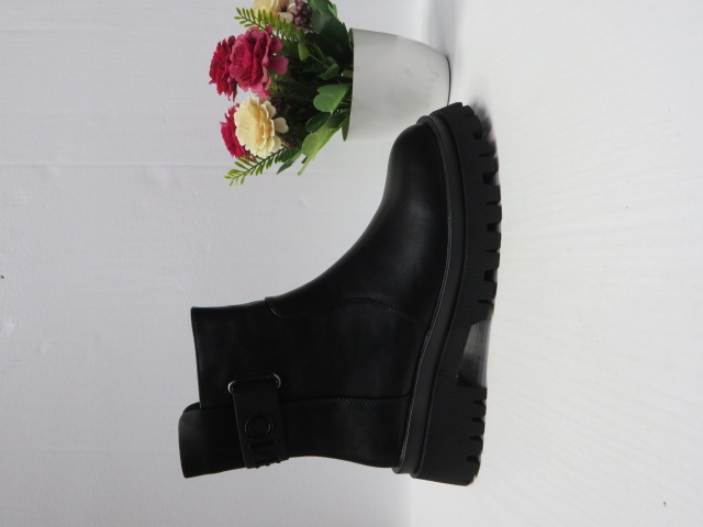 Botki Damskie X-1201-2A-1 BLACK 36-41