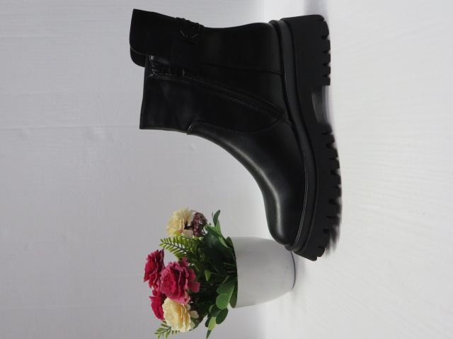 Botki Damskie X-1201-2A-1 BLACK 36-41 1