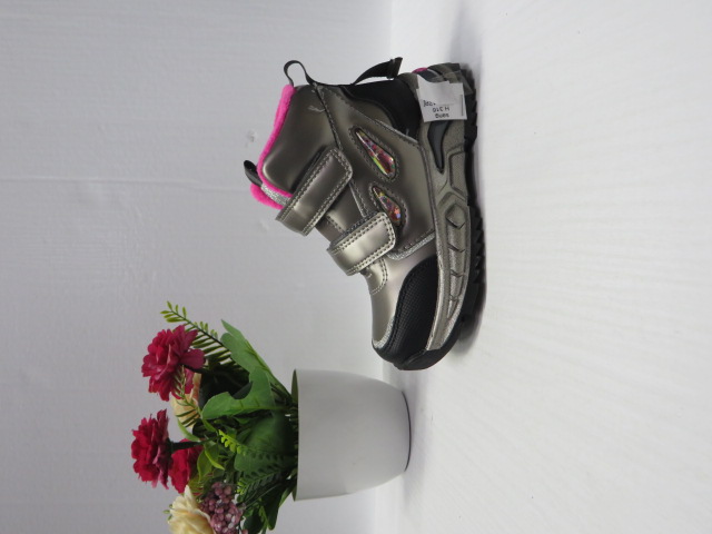 Botki Dziecięce H316 GUN/PEACH 21-26