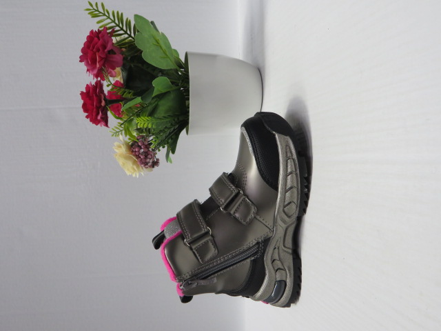 Botki Dziecięce H316 GUN/PEACH 21-26 1